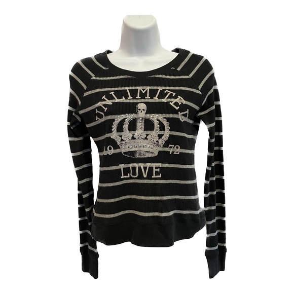 Ecko Unlimited Tops - Echo unltd striped long sleeve shirt